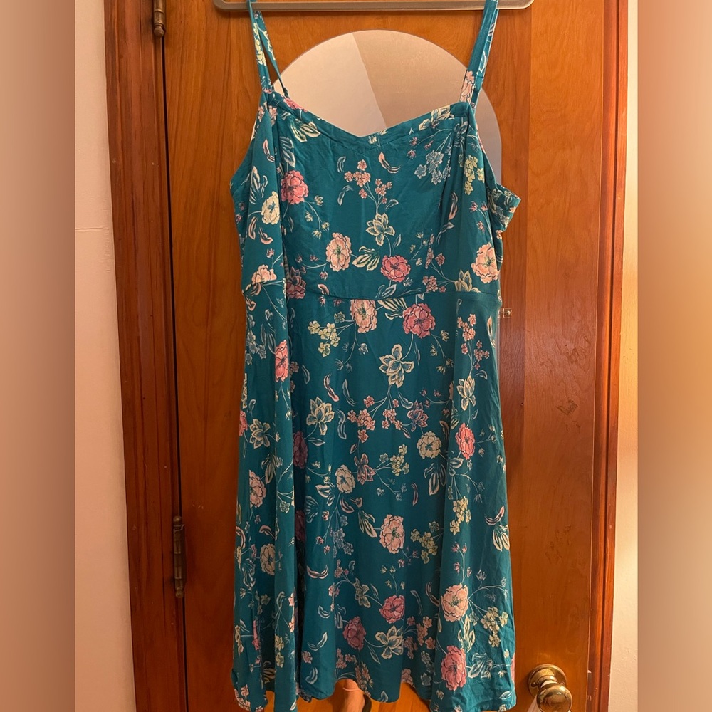 Torrid Challis Floral Print Dress